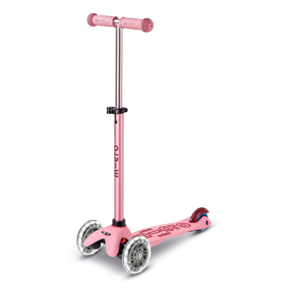 Cavalcabile e monopattino 4in1 Mini2Grow LED rosa