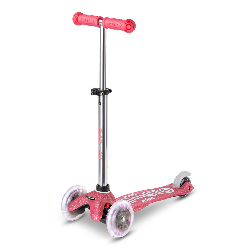 Monopattino bambino Mini Micro Deluxe LED rosa glitter