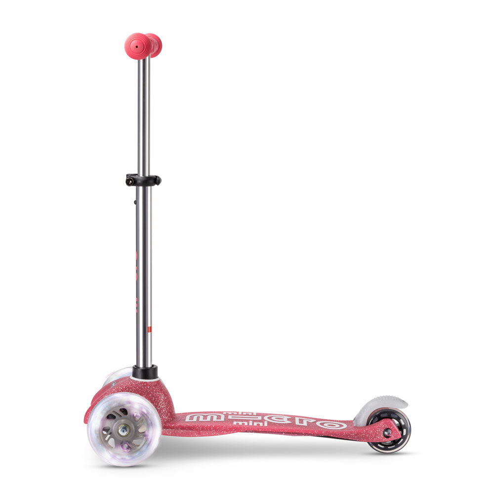 Monopattino bambino Mini Micro Deluxe LED rosa glitter
