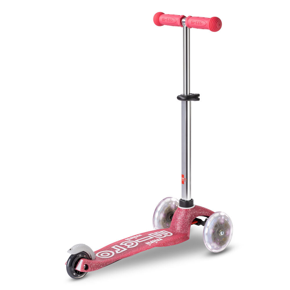 Monopattino bambino Mini Micro Deluxe LED rosa glitter