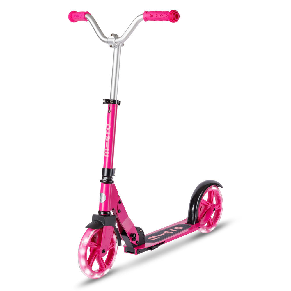 Monopattino Micro Cruiser LED lampone