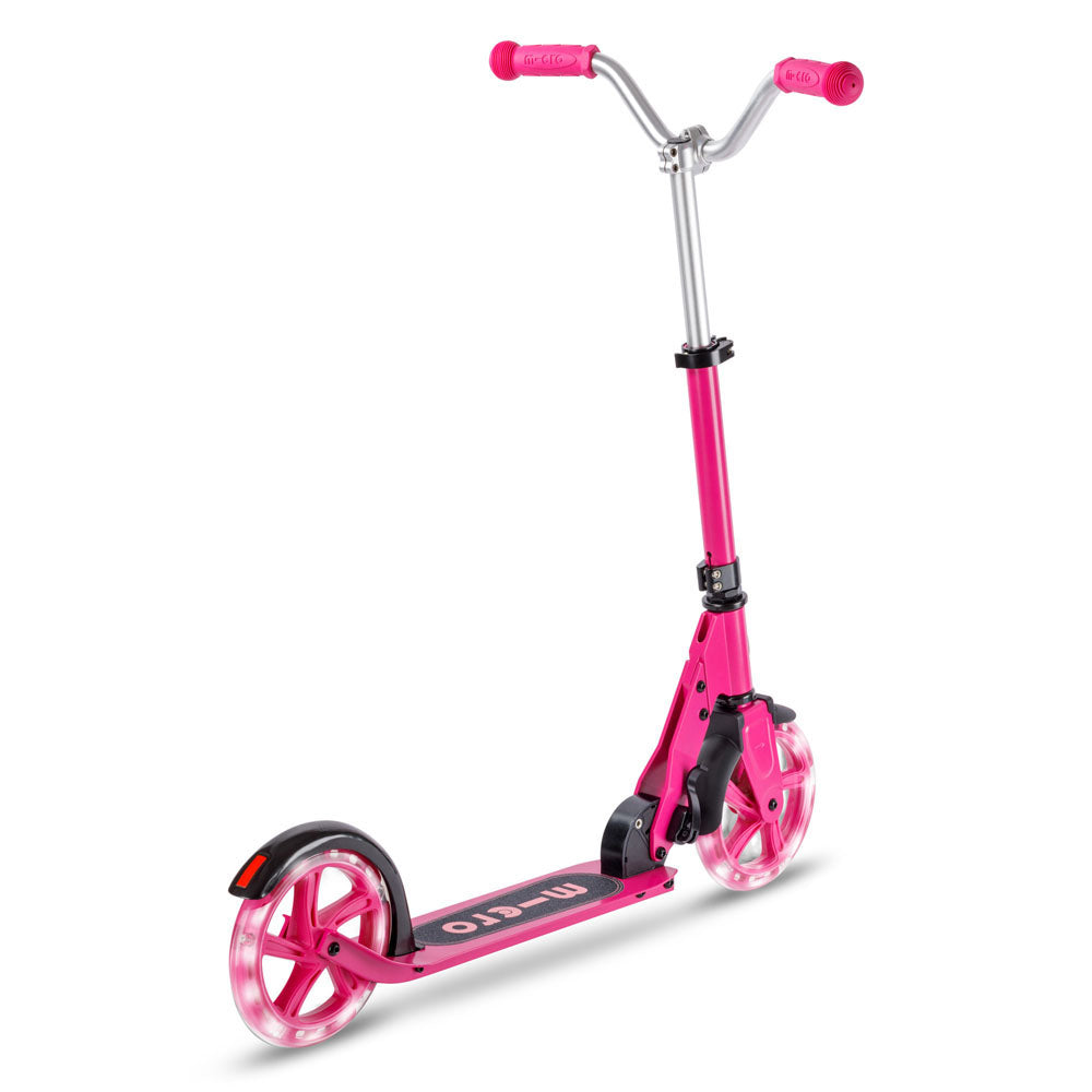 Monopattino Micro Cruiser LED lampone