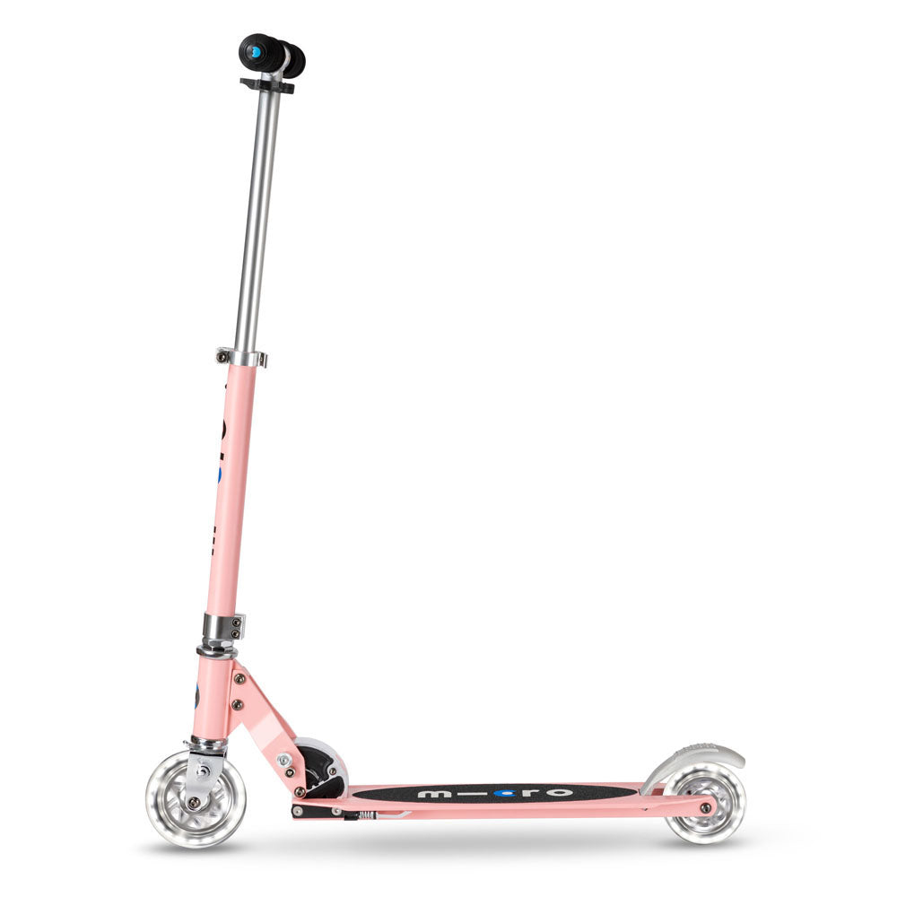 Monopattino Micro Sprite ruote LED rosa neon