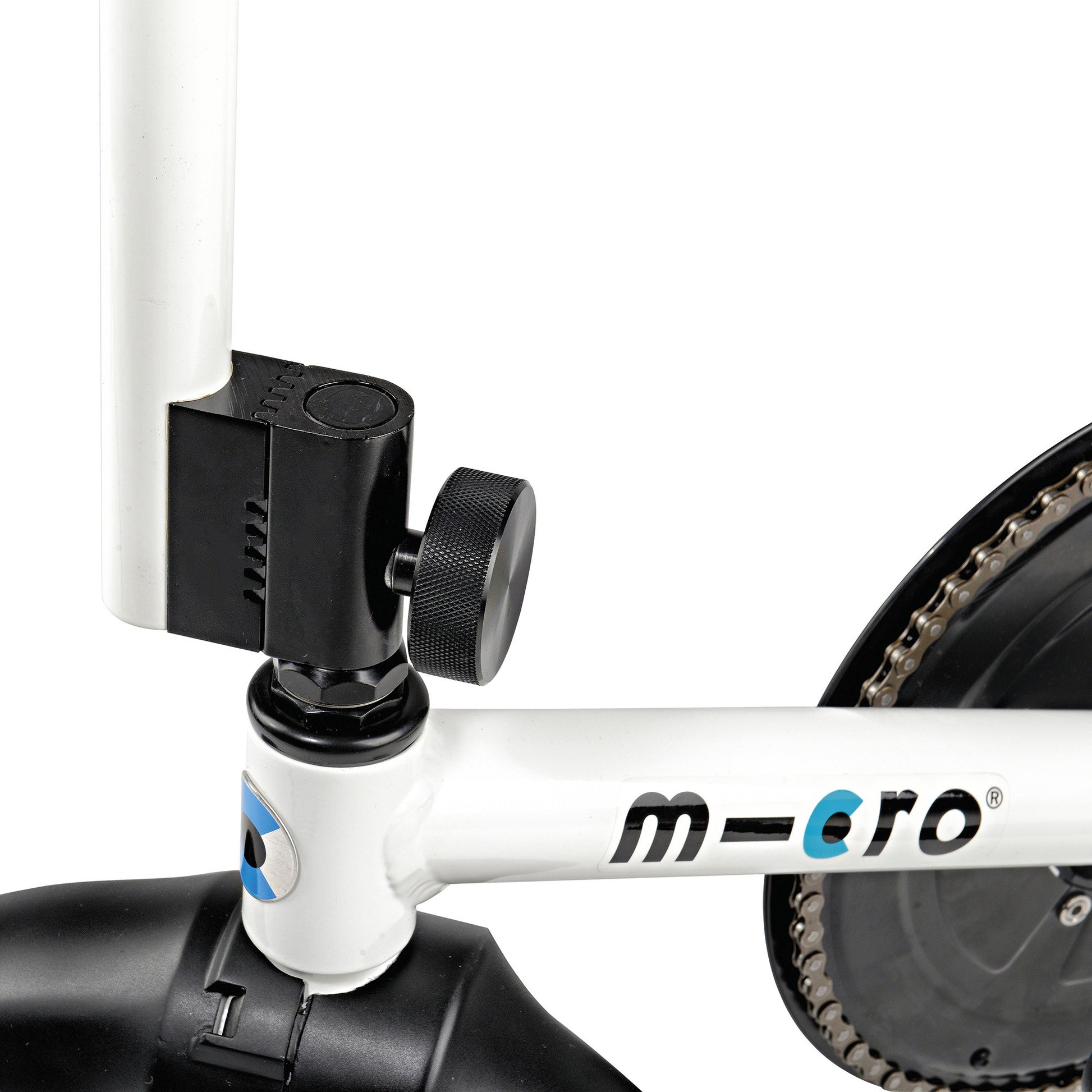Bicicletta senza sellino Micro Pedalflow bianco