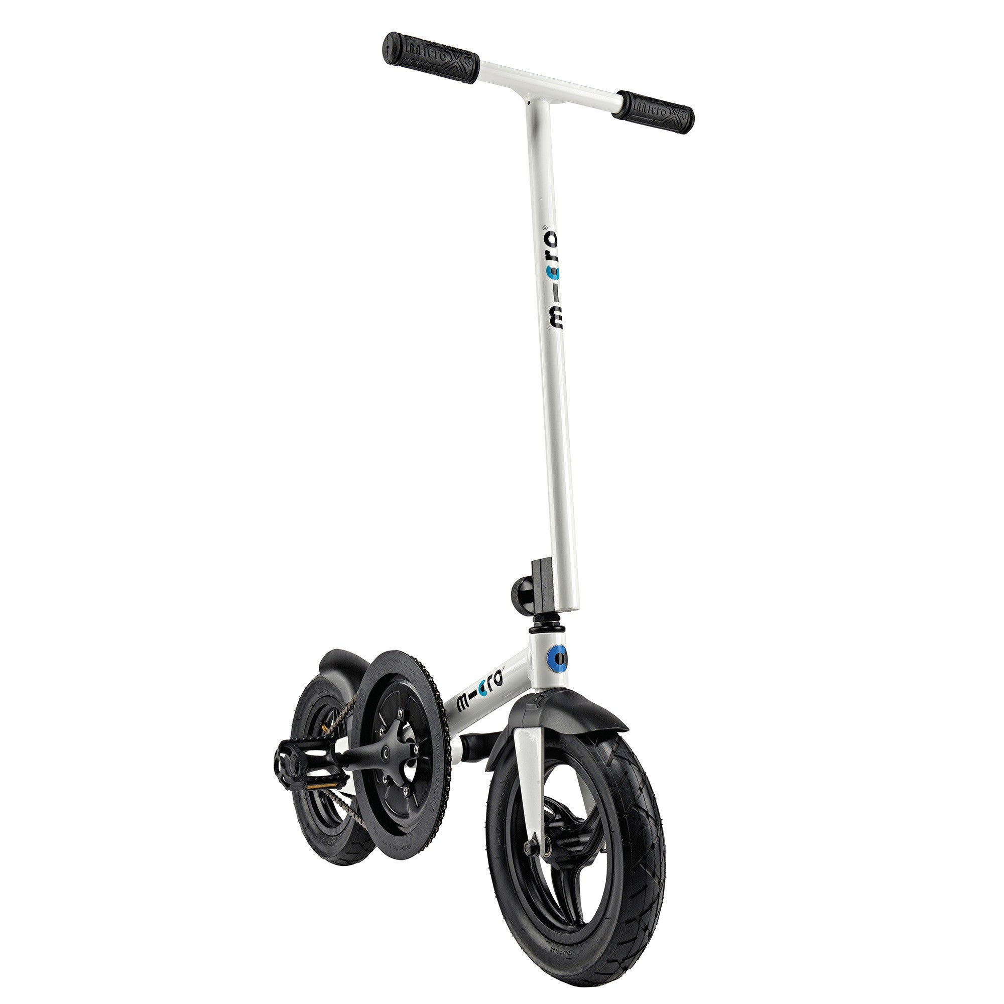 Bicicletta senza sellino Micro Pedalflow bianco