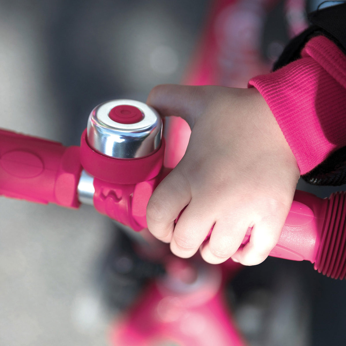 Campanello per monopattino e bicicletta rosa