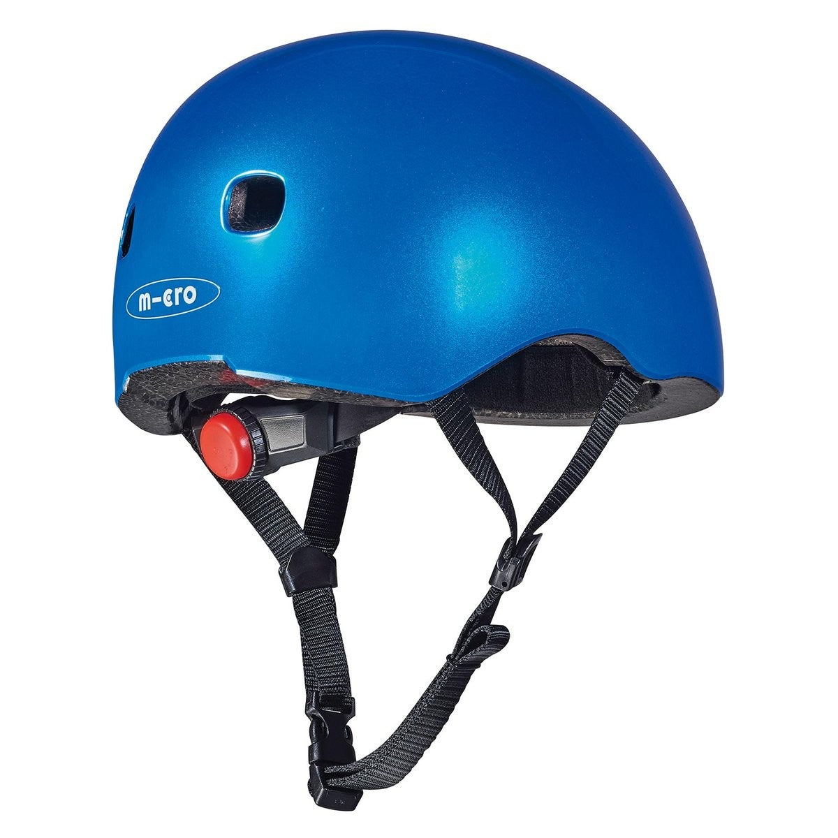Casco con luce blu M