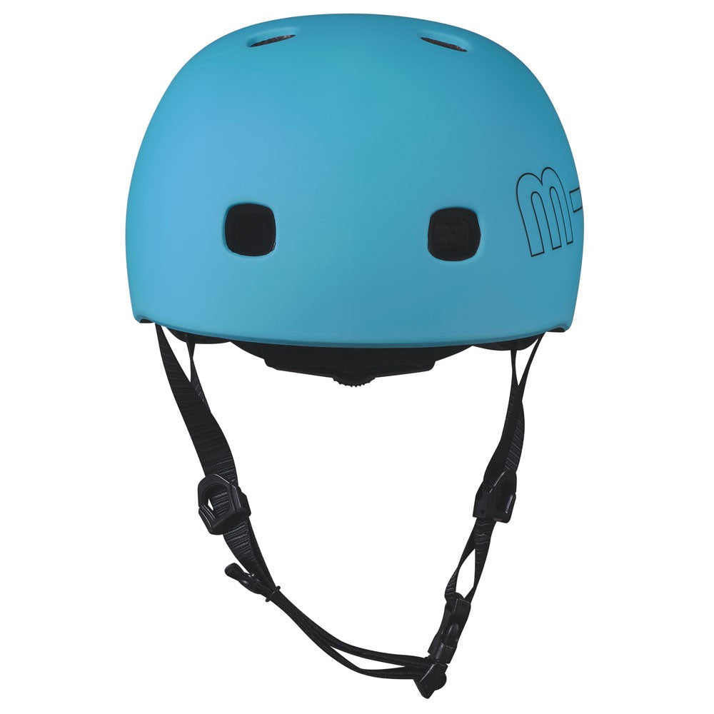 Casco con luce blu oceano M