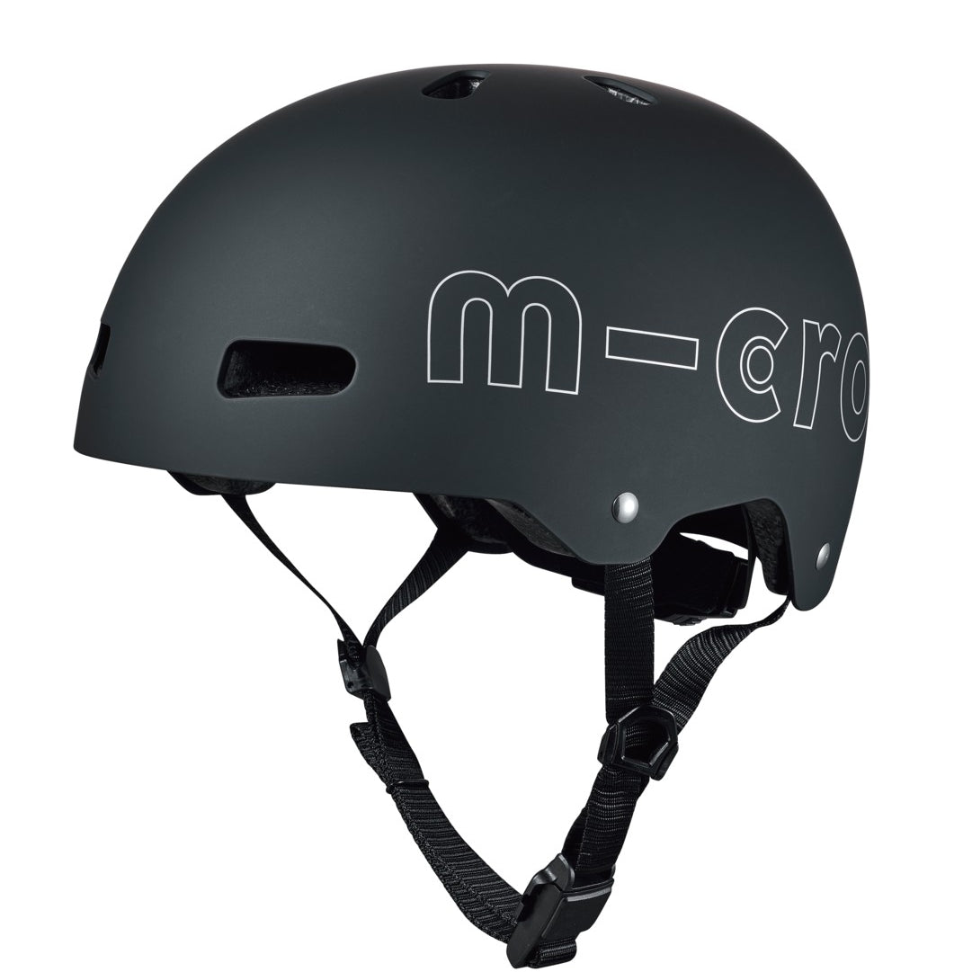Casco con luce nero L