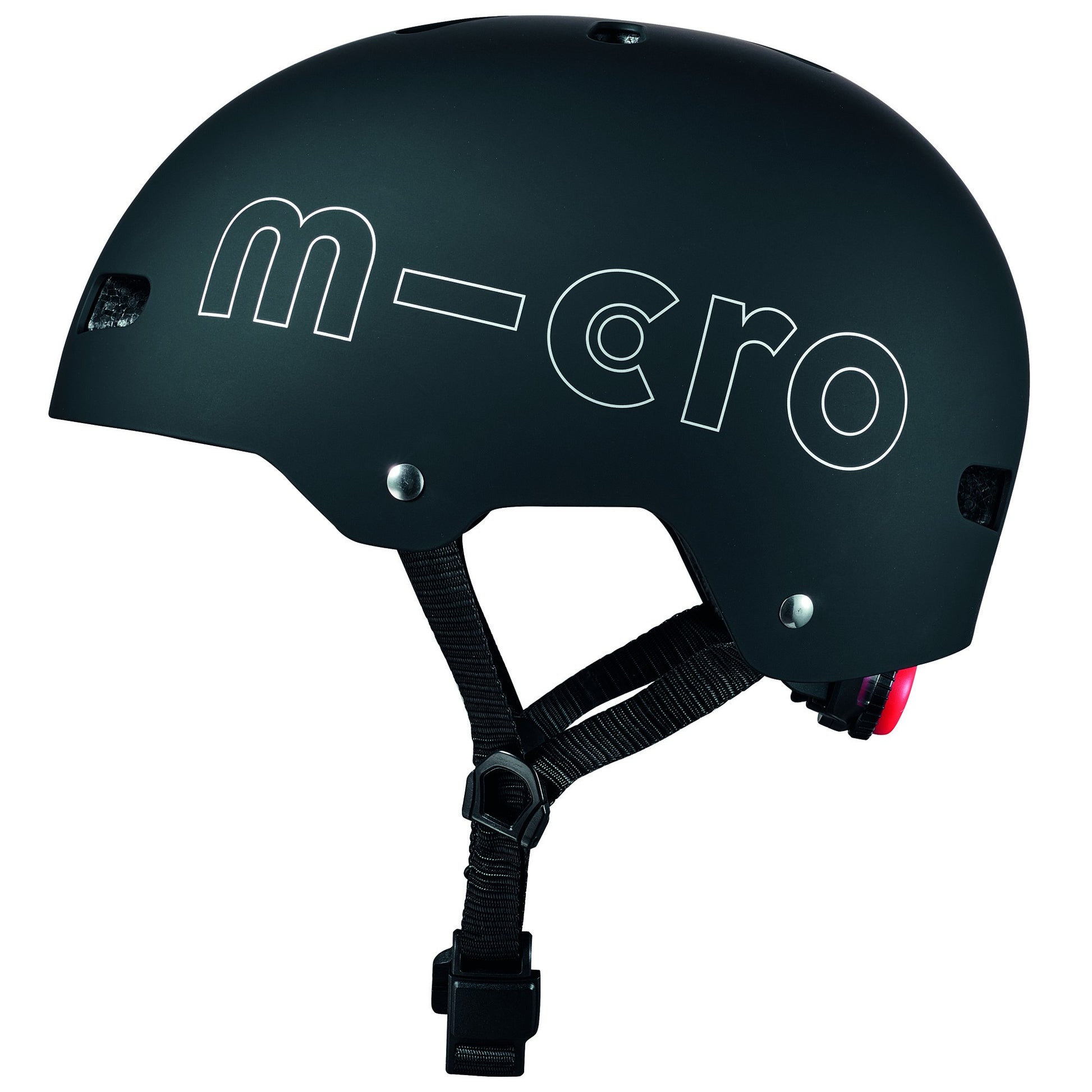 Casco con luce nero M