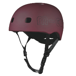 Casco con luce rosso autunno M