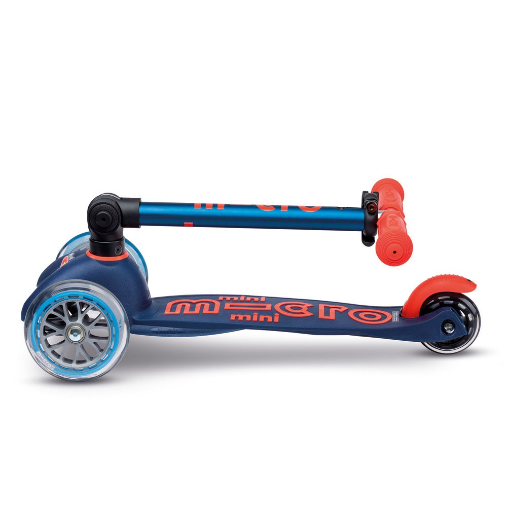 Monopattino bambino Mini Micro Deluxe pieghevole blu navy