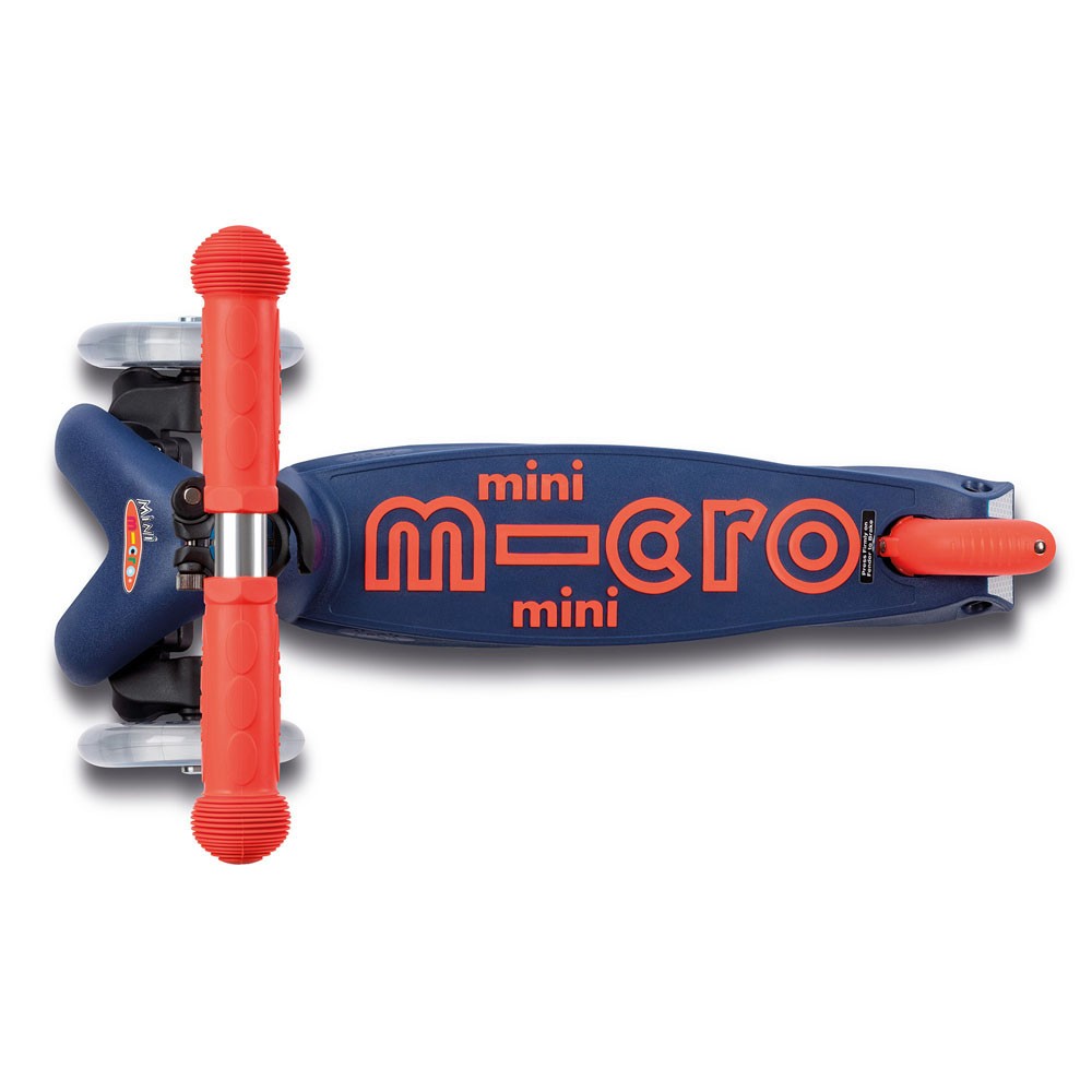 Monopattino bambino Mini Micro Deluxe pieghevole blu navy