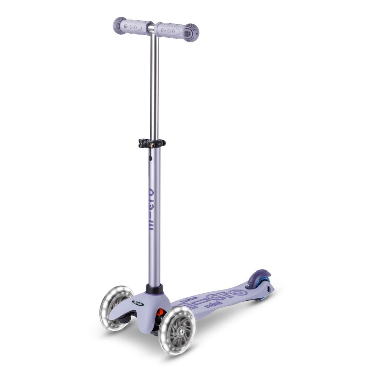 Dondolo e monopattino Mini Micro deluxe LED lavanda