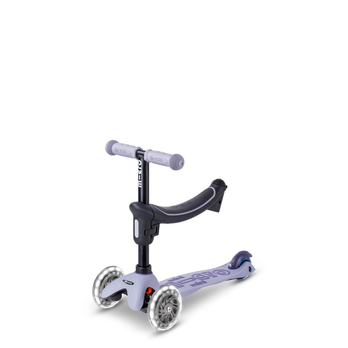 Dondolo e monopattino Mini Micro deluxe LED lavanda