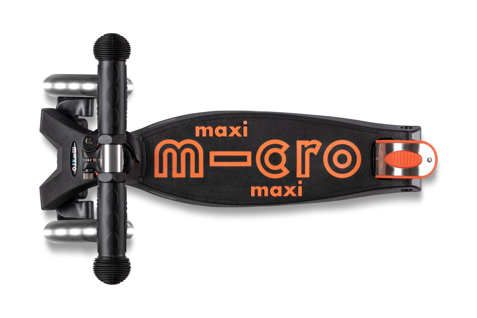 Monopattino bambino Maxi Micro Deluxe LED nero