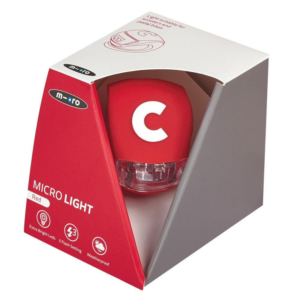 Luce monopattino rosso