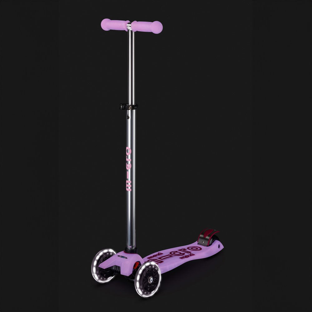 Monopattino bambino Maxi Micro Deluxe LED glow viola