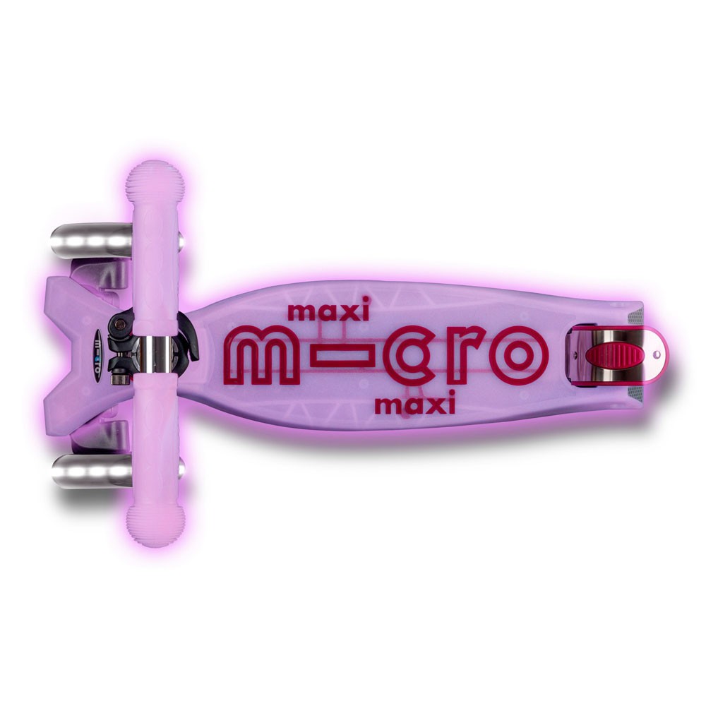 Monopattino bambino Maxi Micro Deluxe LED glow viola