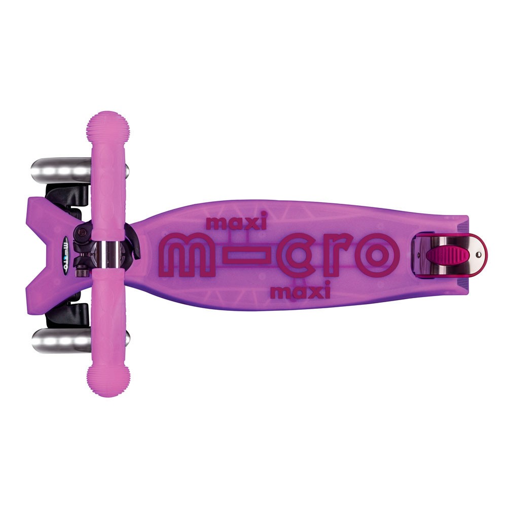 Monopattino bambino Maxi Micro Deluxe LED glow viola