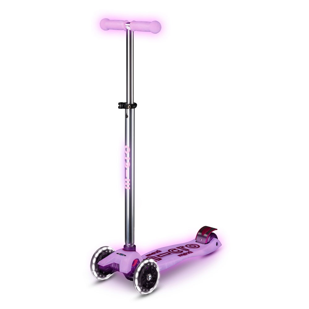 Monopattino bambino Maxi Micro Deluxe LED glow viola