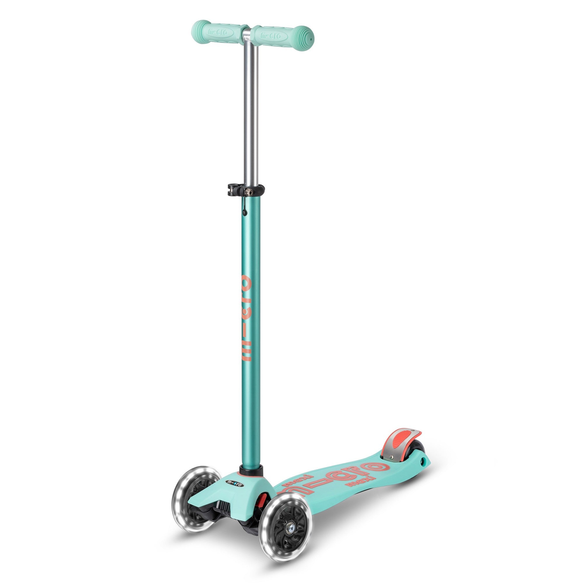 Monopattino bambino Maxi Micro Deluxe LED menta