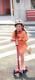 Monopattino bambino Maxi Micro Deluxe LED rosa