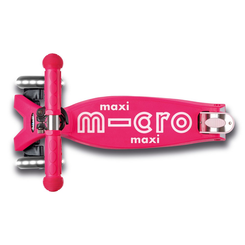 Monopattino bambino Maxi Micro Deluxe LED rosa
