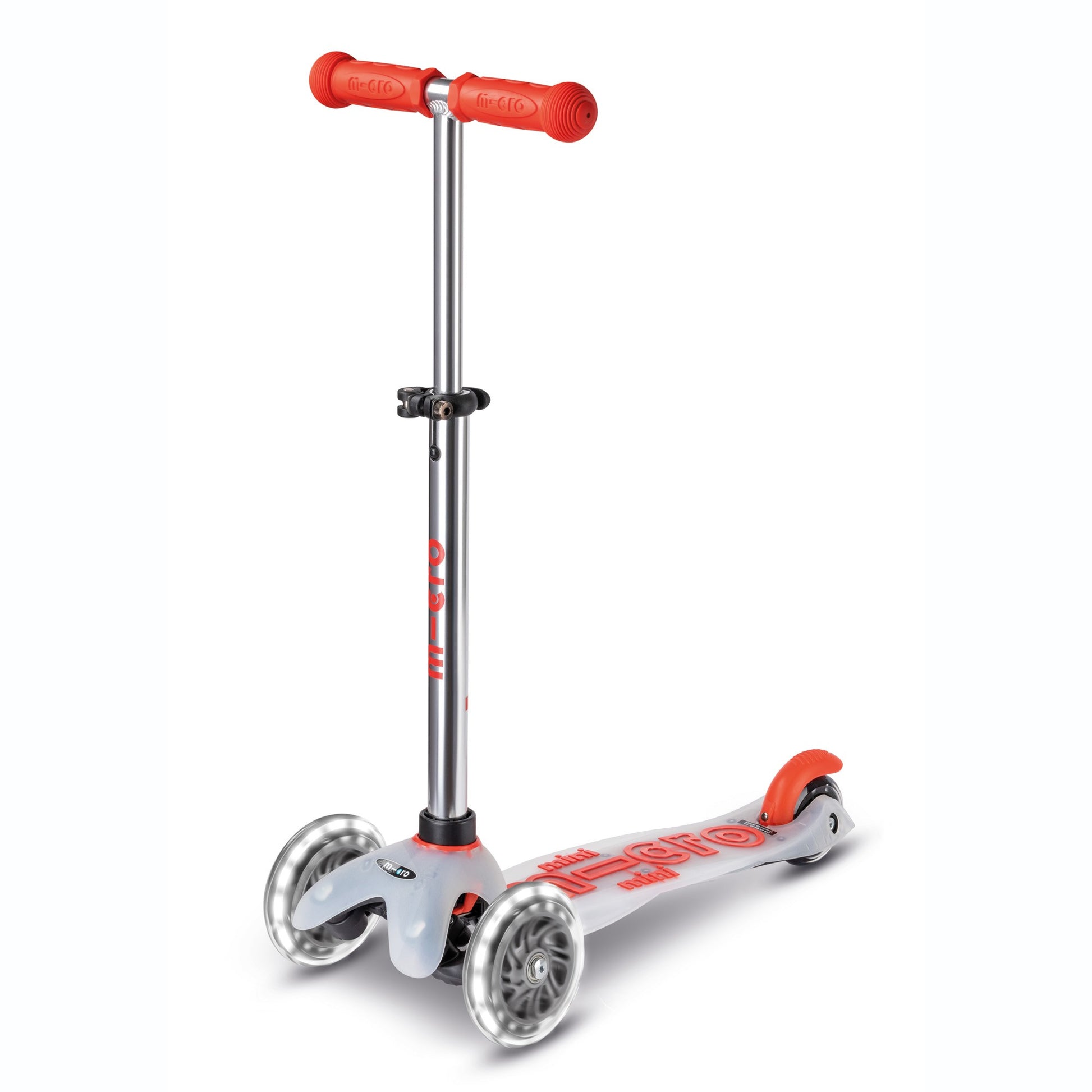 Monopattino bambino Mini Micro Deluxe Flux LED rosso