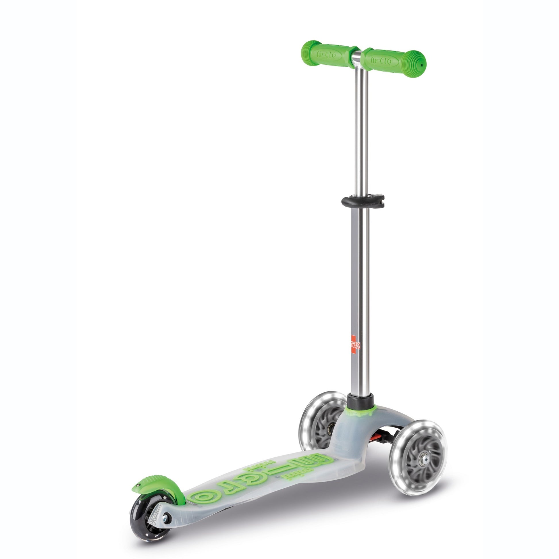 Monopattino bambino Mini Micro Deluxe Flux LED verde neon