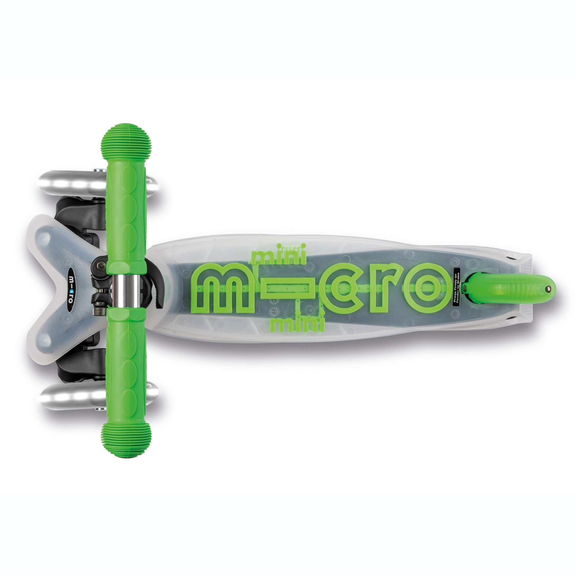 Monopattino bambino Mini Micro Deluxe Flux LED verde neon