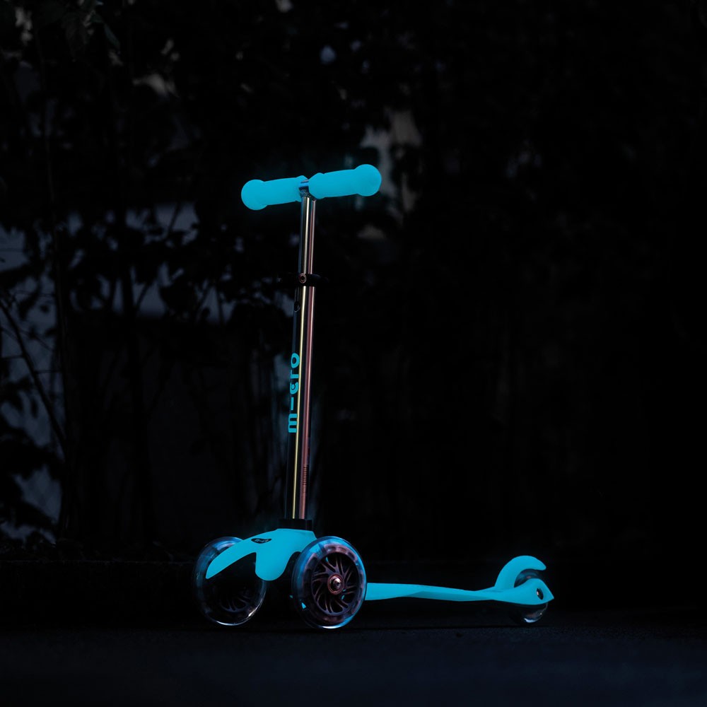 Monopattino bambino Mini Micro Deluxe Glow LED ghiaccio