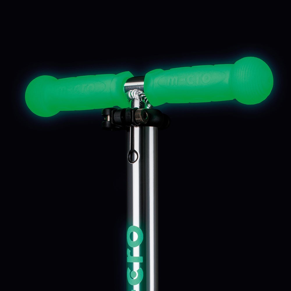 Monopattino bambino Mini Micro Deluxe Glow LED verde