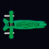 Monopattino bambino Mini Micro Deluxe Glow LED verde