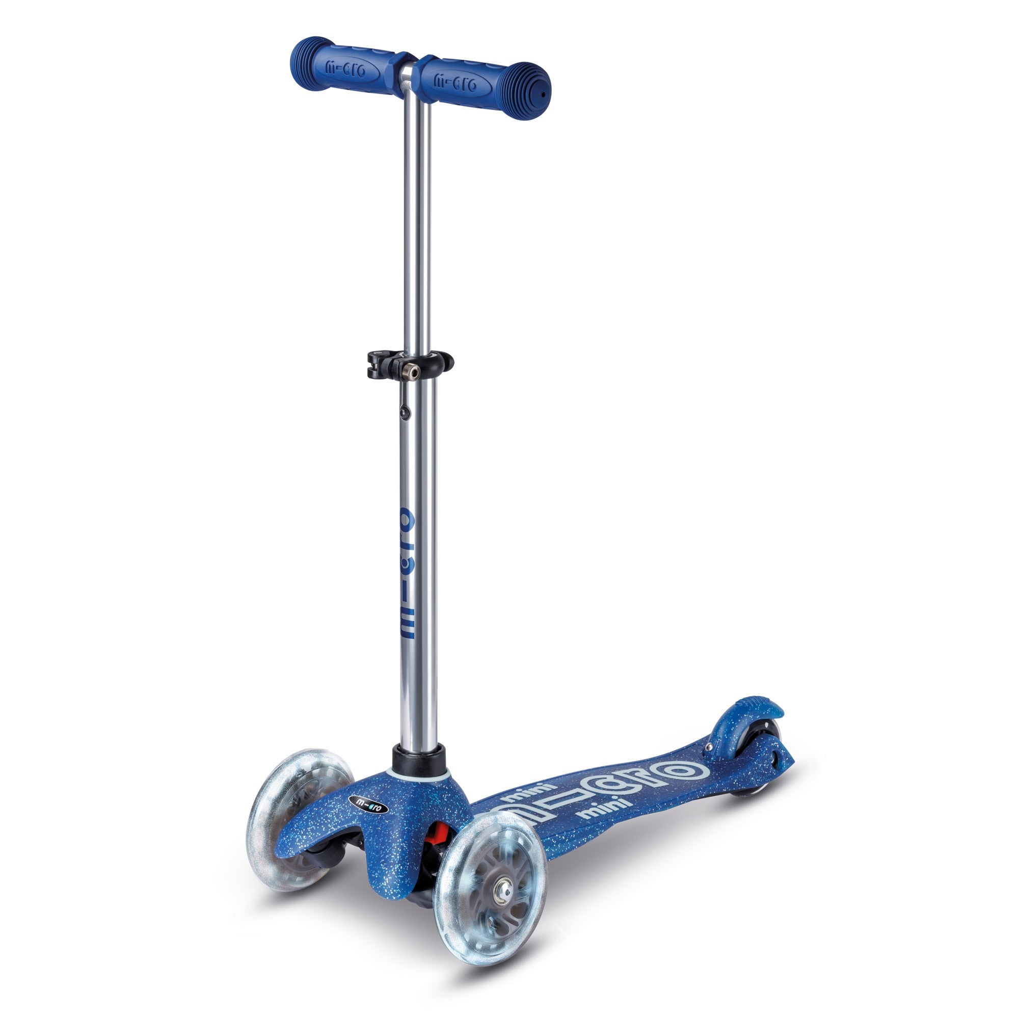 Monopattino bambino Mini Micro Deluxe LED blu glitter