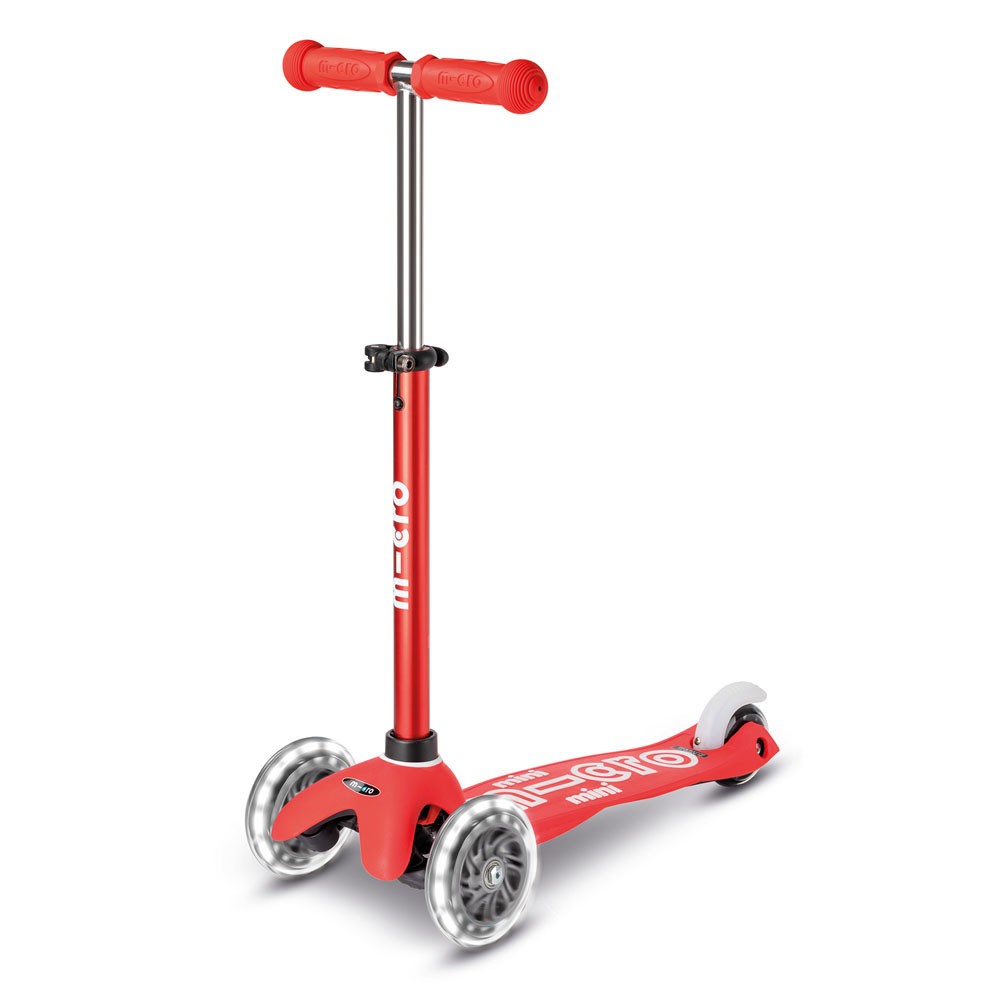 Monopattino bambino Mini Micro Deluxe LED rosso