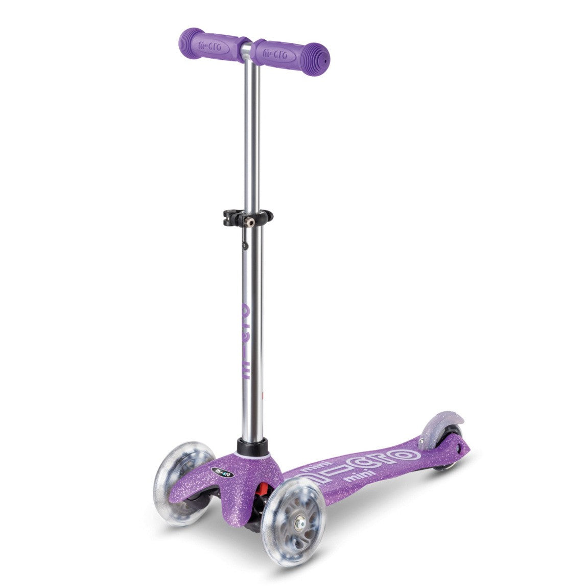 Monopattino bambino Mini Micro Deluxe LED viola glitter