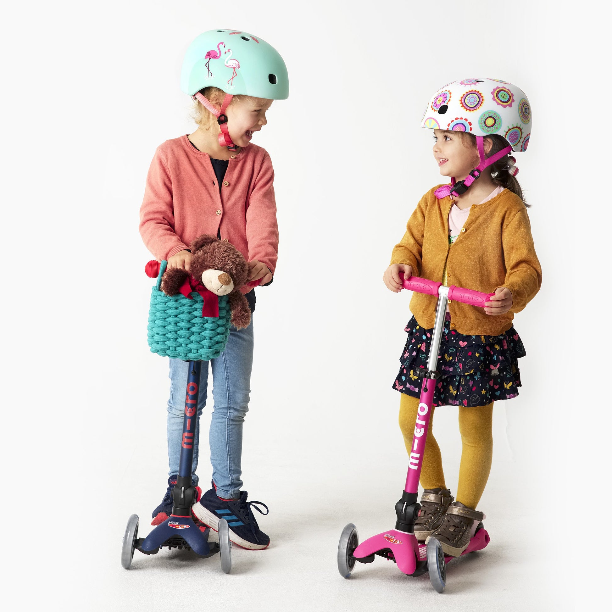 Monopattino bambino Mini Micro Deluxe pieghevole rosa