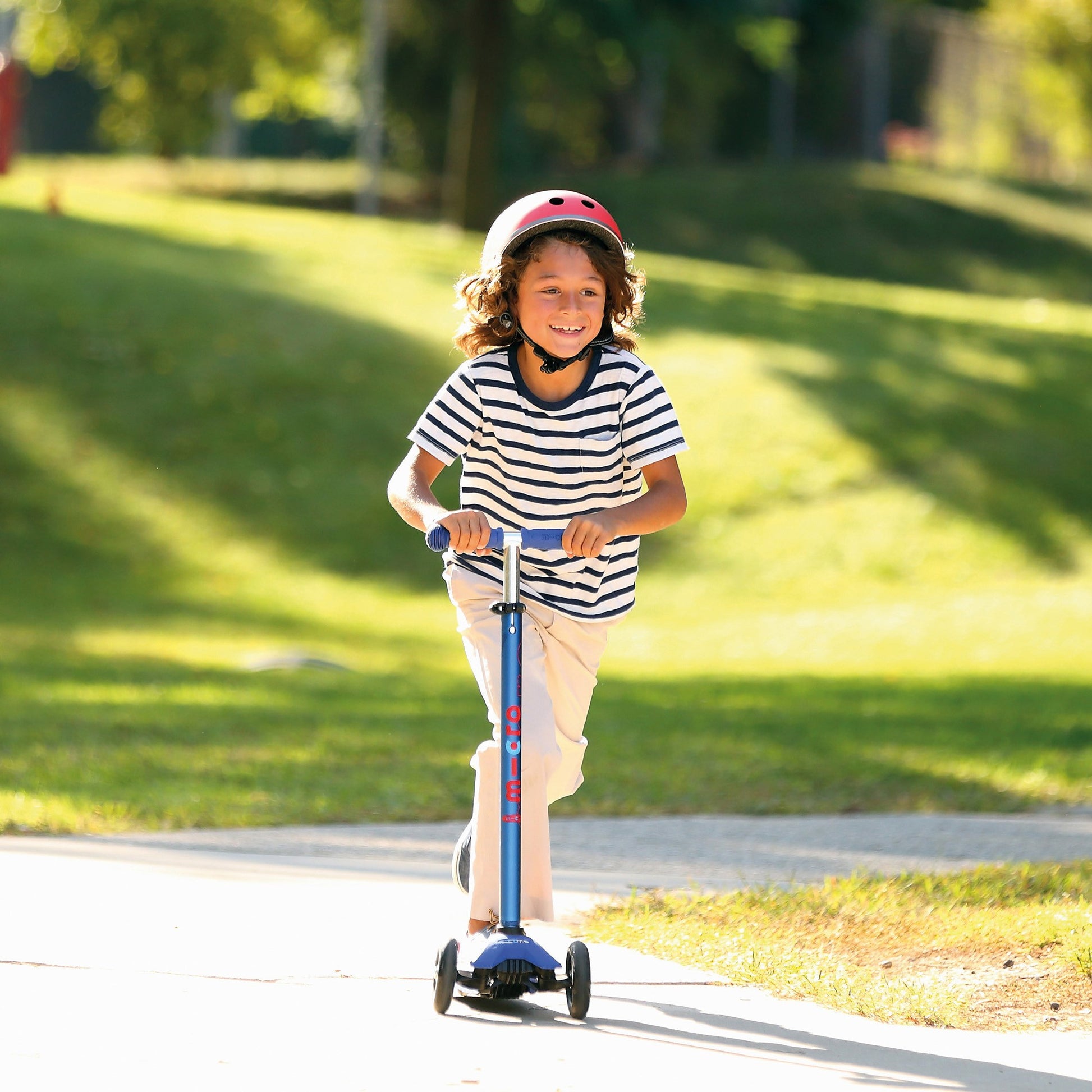 Monopattino bambino Maxi Micro Deluxe blu