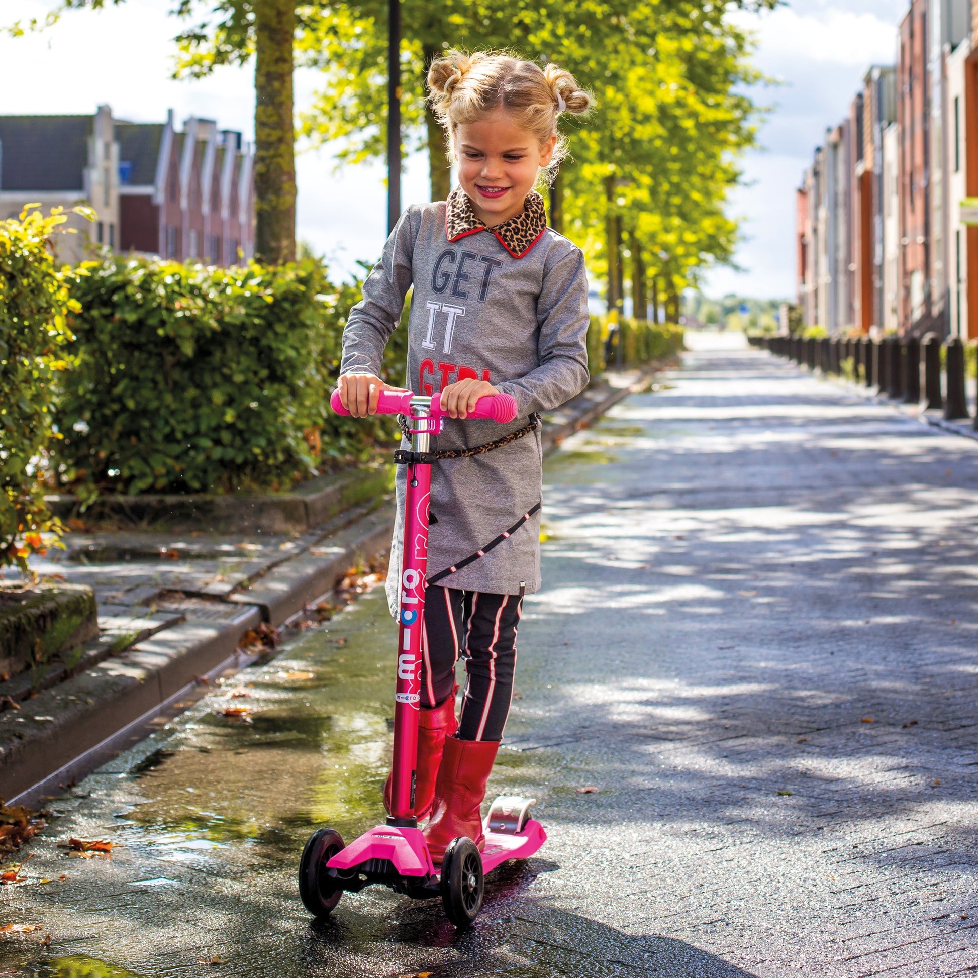 Monopattino bambino Maxi Micro Deluxe rosa