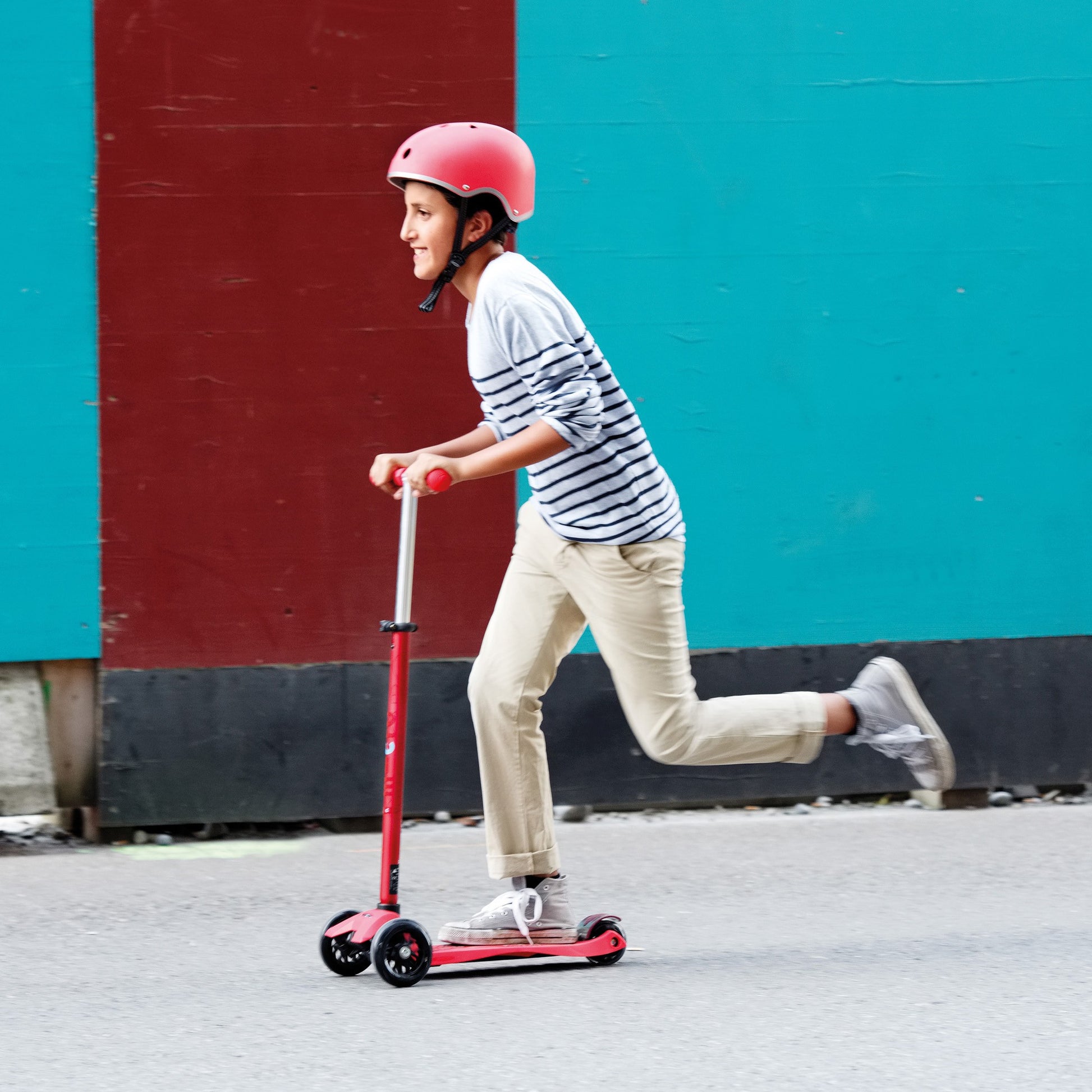 Monopattino bambino Maxi Micro Deluxe rosso