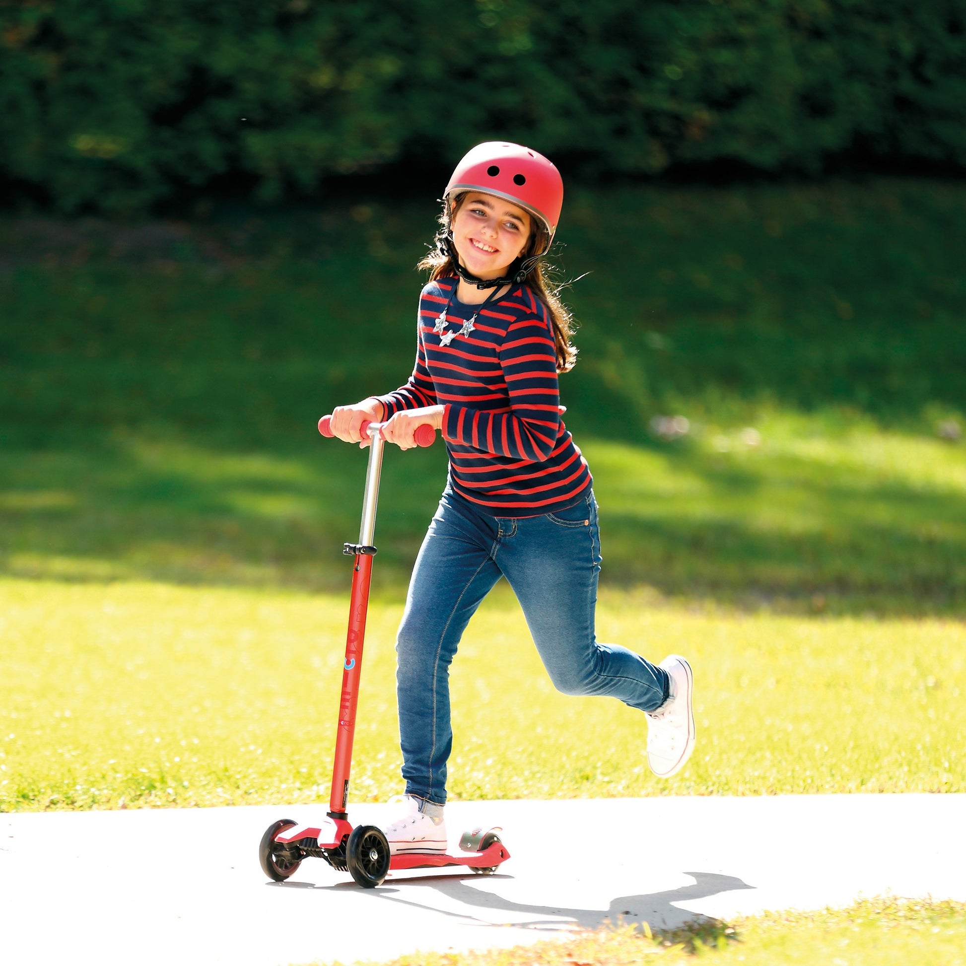 Monopattino bambino Maxi Micro Deluxe rosso