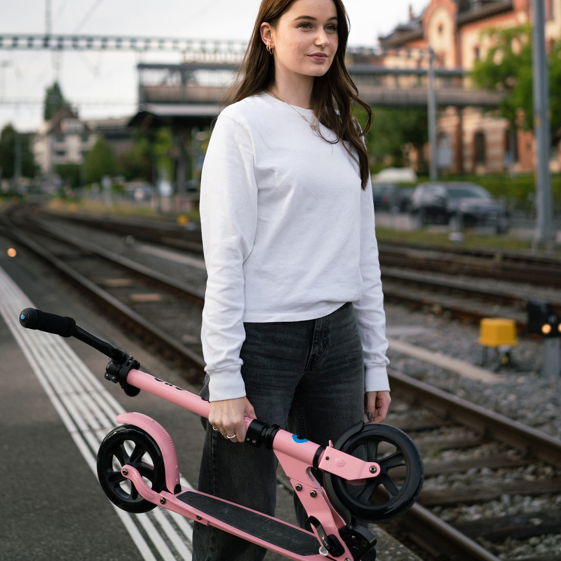 Monopattino Micro Speed deluxe rosa neon