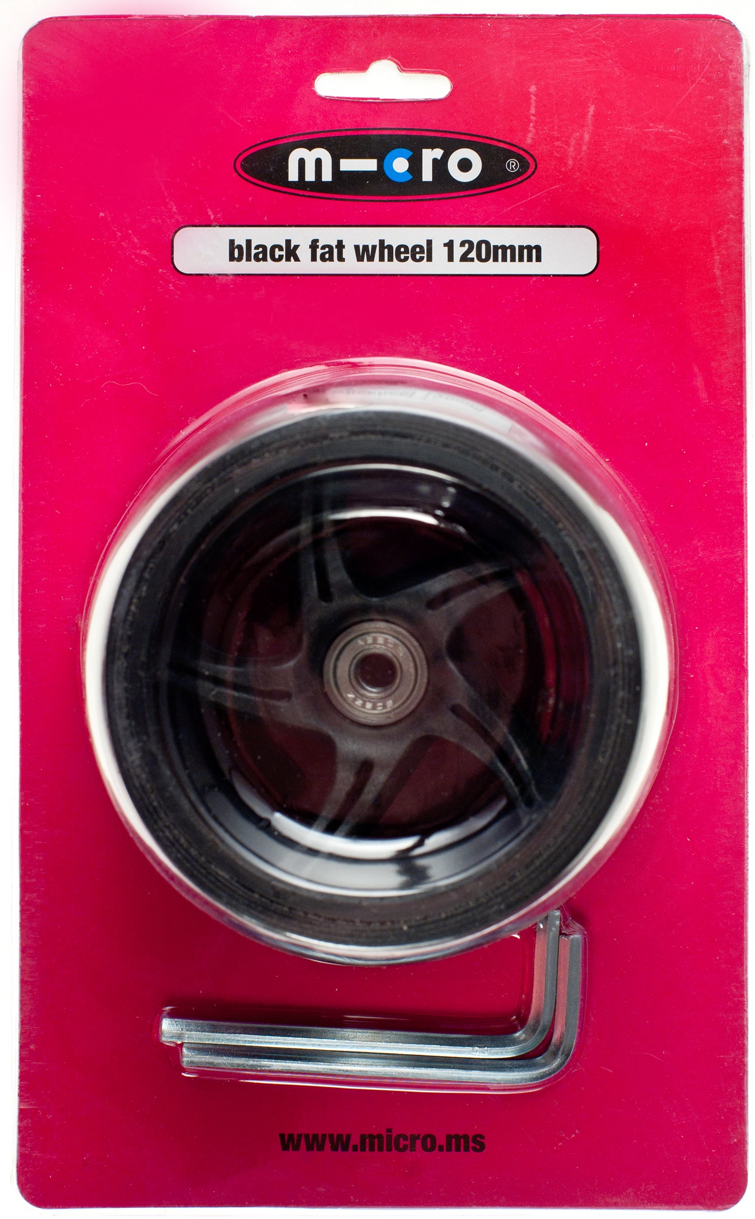 Ruota Micro PU larga 120 mm